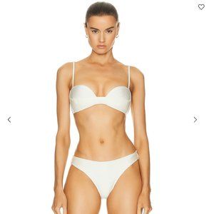 Shani Shemer Karen Bikini Top in Cream NWT